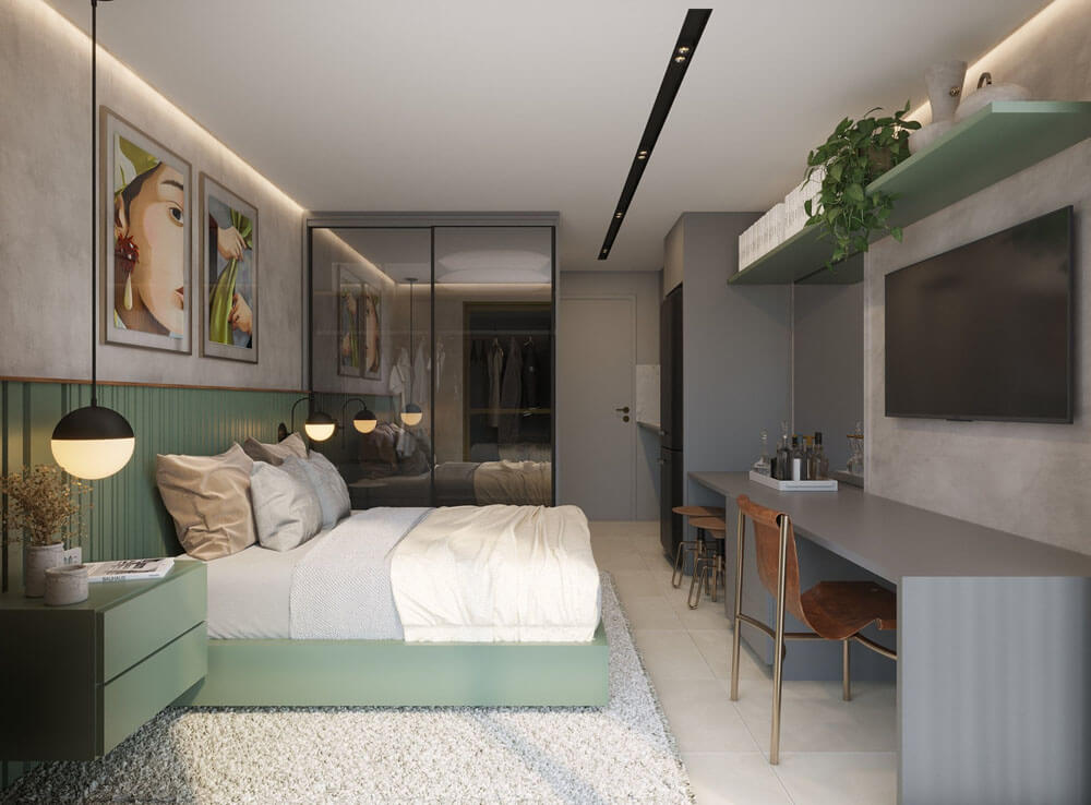 Top 3 phong cách thiết kế căn hộ 1 phòng ngủ được ưa chuộng